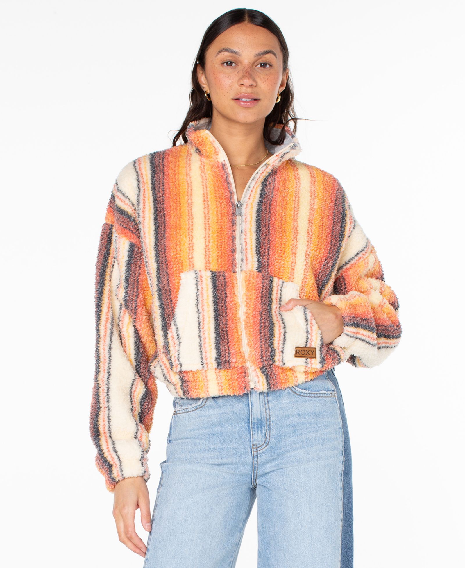 Женский топ Roxy Cold Surf Full-Zip Mock Neck