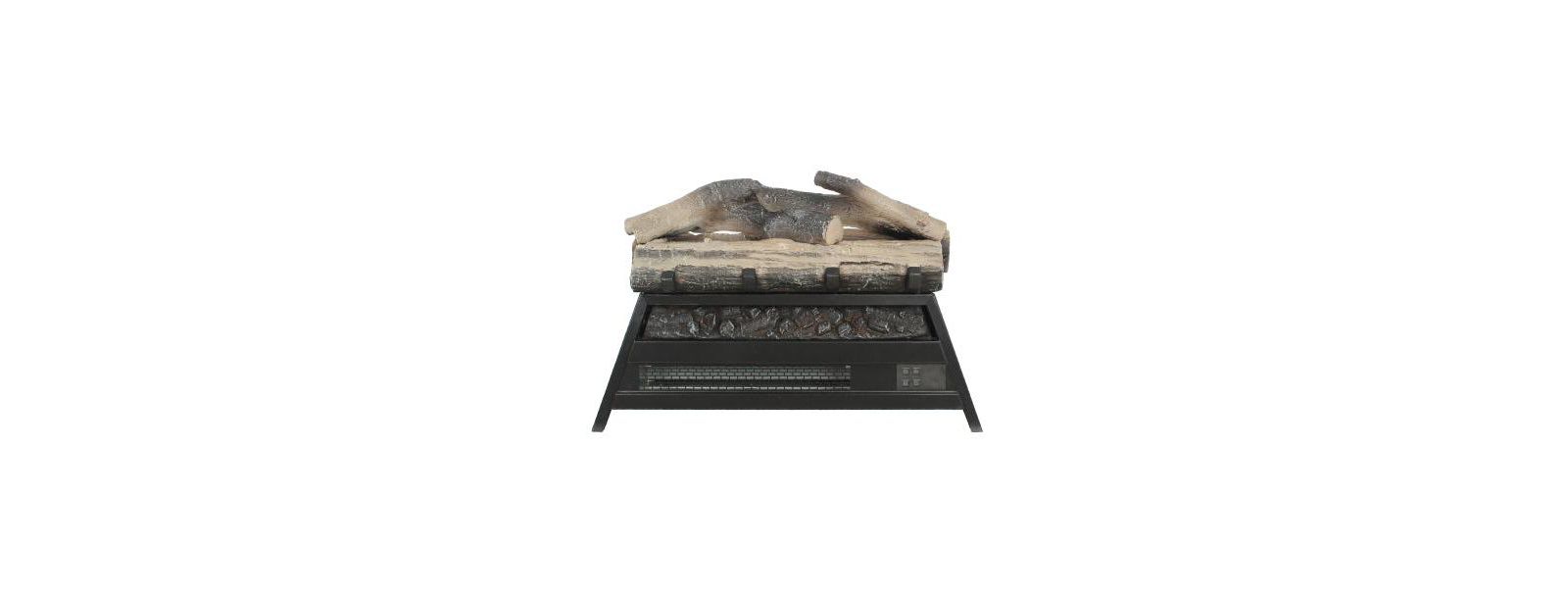 Flynama 23 inch Electric Fireplace  3D Log set insert, Infrared Fireplace Heater for Indoor