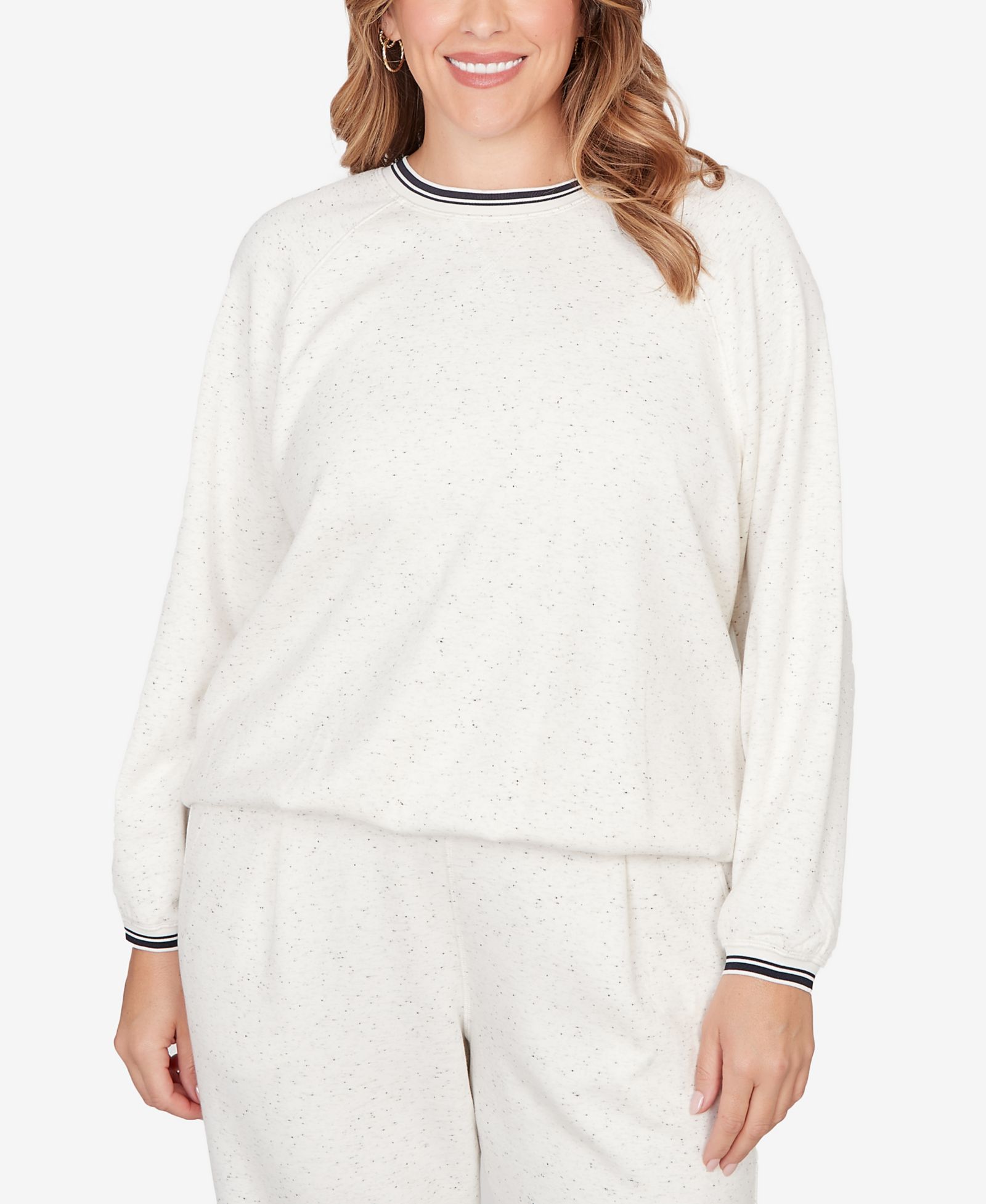 Ruby Rd. Трикотажный джемпер Plus Size с пышным подолом
