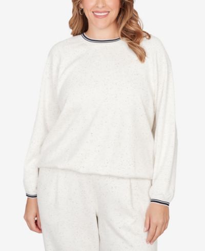 Ruby Rd. Трикотажный джемпер Plus Size с пышным подолом