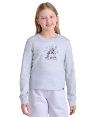 adidas Girls' 8-16 Long-Sleeve T-Shirt