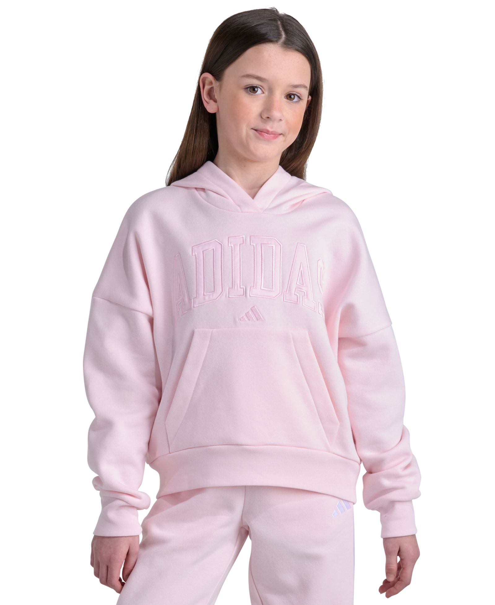 Детское худи adidas с капюшоном и длинным рукавом 8-16