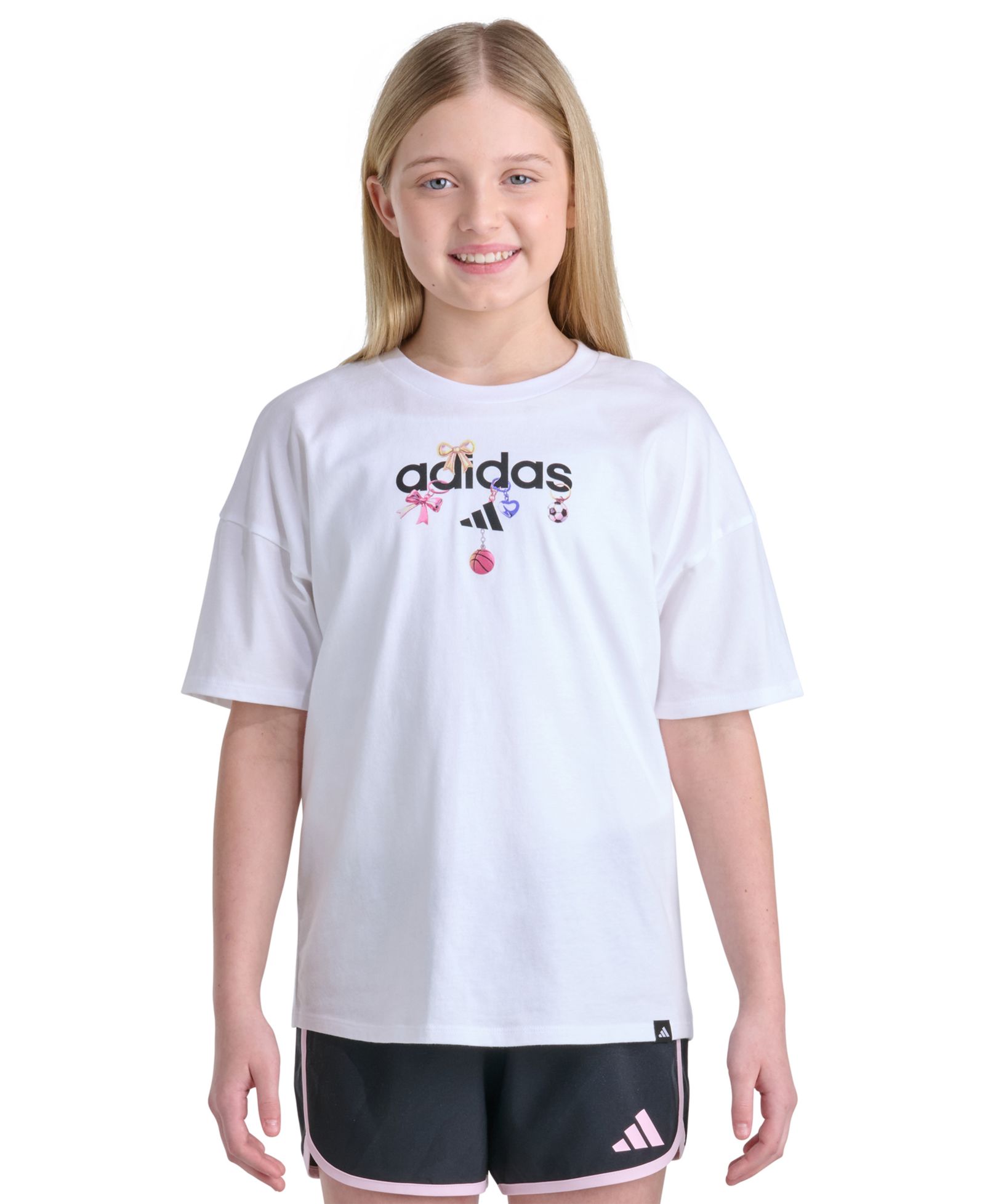 adidas Girls' 7-16 Short-Sleeve T-Shirt