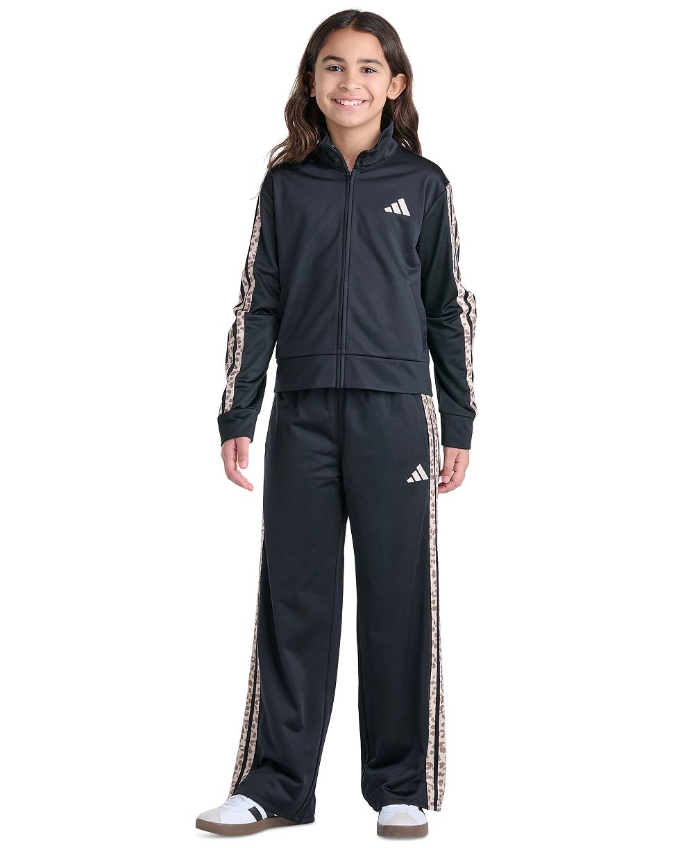 adidas Girls' 8-16 Long-Sleeve Jacket and Pants, 2-Piece Set