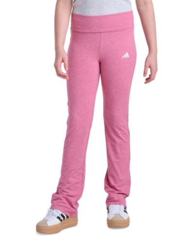 adidas Girls' 8-16 Folded Waistband Kick Flare Pants