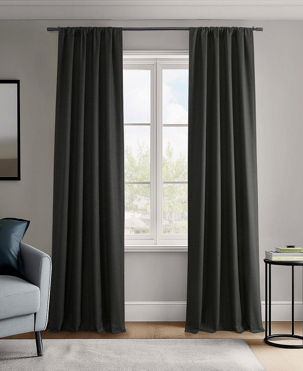 Шторы Half Price Drapes Vienna Basic Solid Blackout (2 панели) для спальни и гостиной