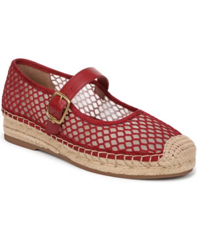 Sam Edelman Women's Mackie Mesh Mary Jane Espadrille Flats