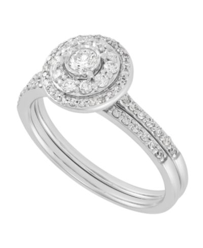 Macy's Diamond Bridal Set (1/2 ct. t.w.) in 10k White Gold