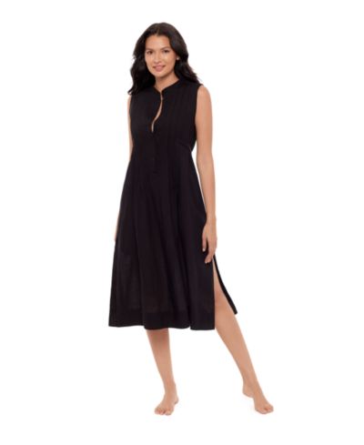 Miraclesuit Women's Pleated Coverup Beach Dress