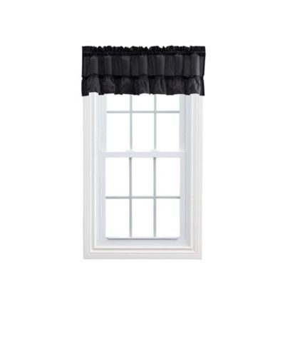 Декоративная занавеска Ellis Curtain Stacey Solid Color Window 1.5" Rod Pocket