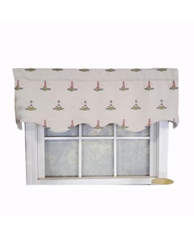 RLF Home Modern Classic Lighthouse Regal Style Window Valance
