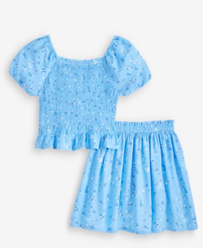 Epic Threads Детский комплект из топа с пышными рукавами и юбки, 2-piece set