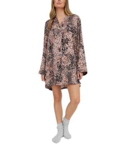 Женская ночная рубашка Lily and Lionel London Simone Long Sleeve