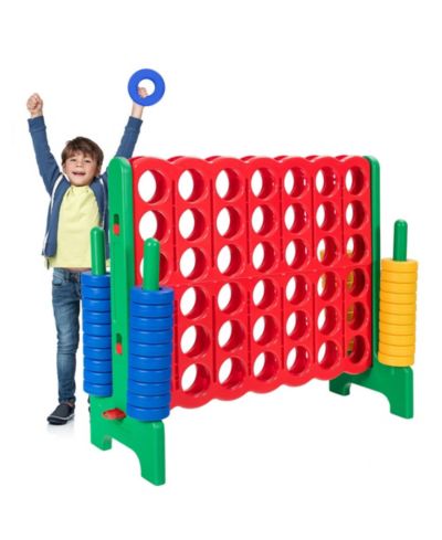 Costway 4-to-Score Giant Outdoor Board Game, Ages 3+