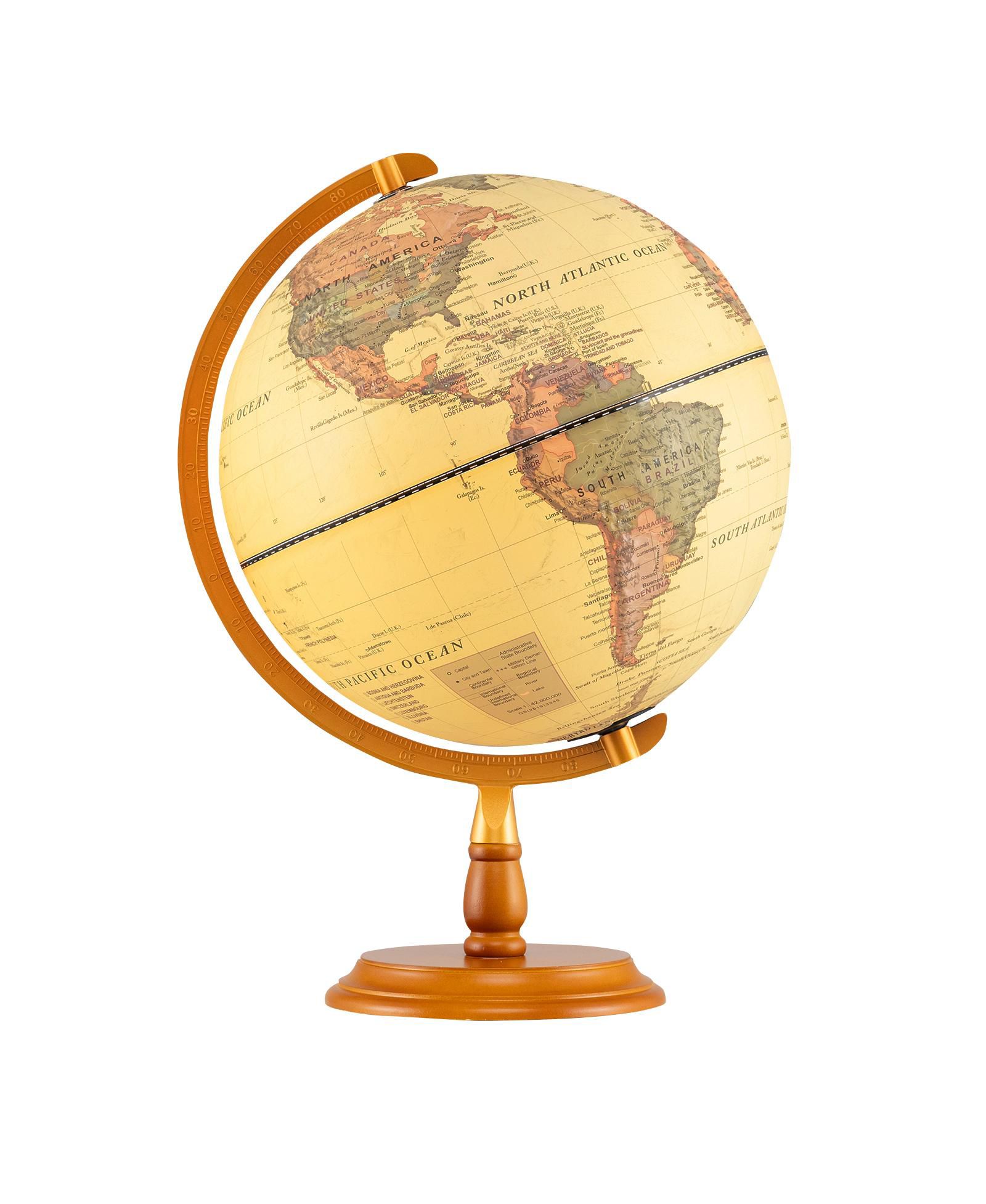 Лампа-глобус HONGGE 12-Inch Illuminated Antique World Globe