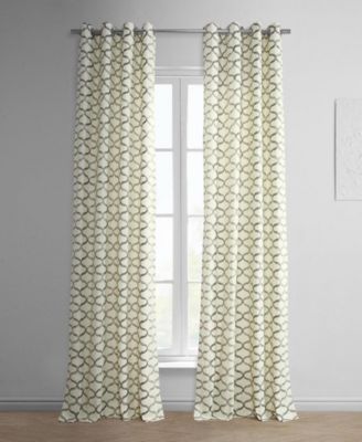 Half Price Drapes декоративные шторы геометрический принт Cotton Room Darkening