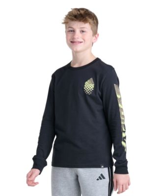 adidas Boys' 8-20 Long-Sleeve Built for Speed T-Shirt