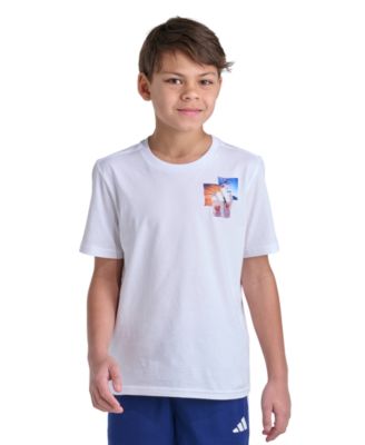 adidas Boys' 8-20 Short-Sleeve Photoreal Sport T-Shirt