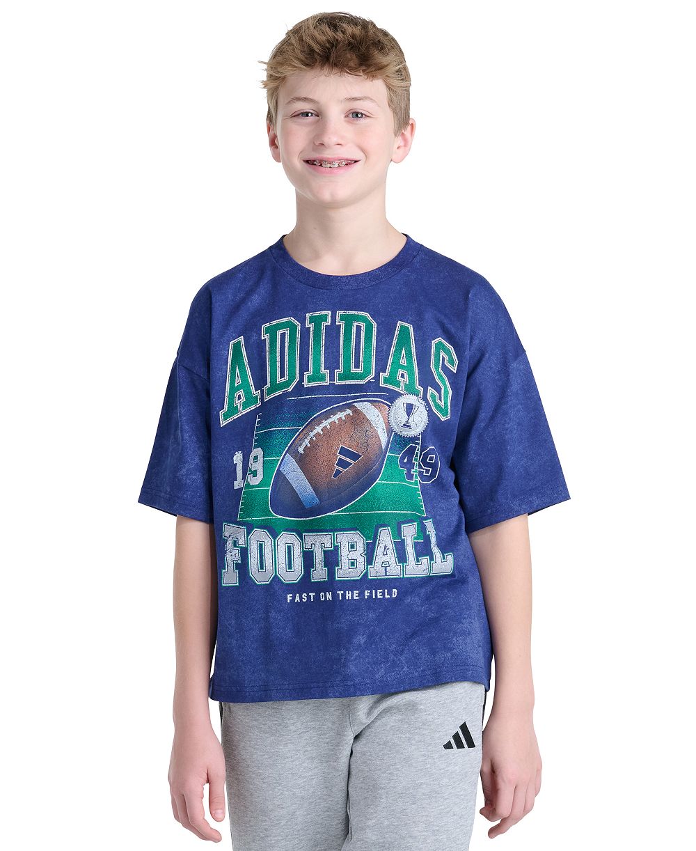 Детская футболка adidas Football Print Short-Sleeve