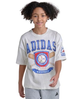adidas Boys' 8-20  Short-Sleeve Baseball T-Shirt