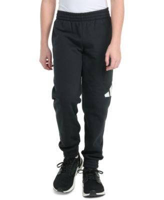 adidas Boys' 8-20 Elastic Waistband Essential Fleece Pant