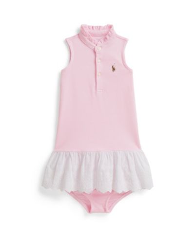 Polo Ralph Lauren Детский комплект из платья без рукавов и пеленок, 2-piece set