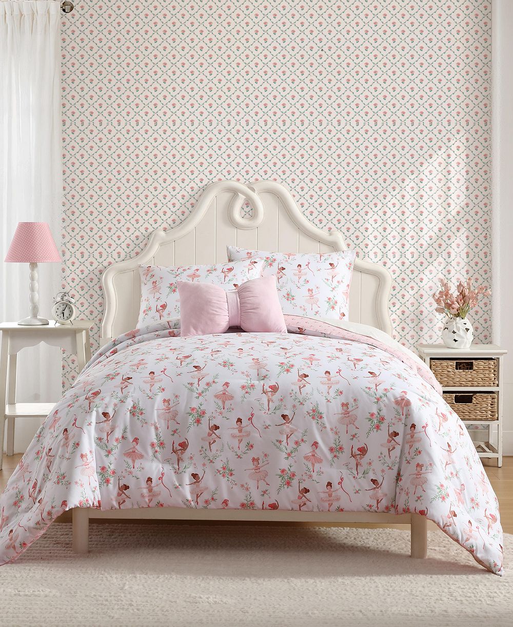 Комплект покрывал Laura Ashley Ballerina Divas Microfiber, Full/Queen