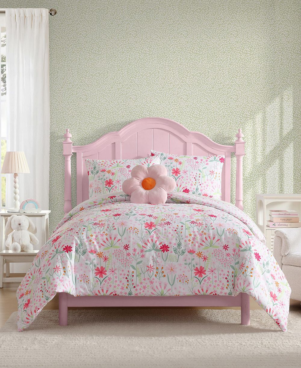 Комплект покрывал Laura Ashley Sunshine Flowers Microfiber, Twin