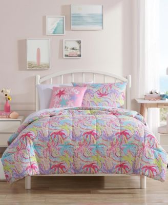 Nautica Sutton Palm Trees Microfiber 4-Pc. Comforter Set, Full/Queen