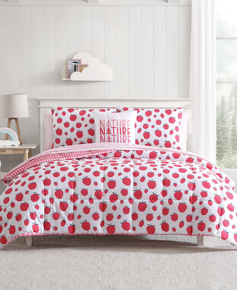 Eddie Bauer Strawberry Field Microfiber 3-Pc. Comforter Set, Twin