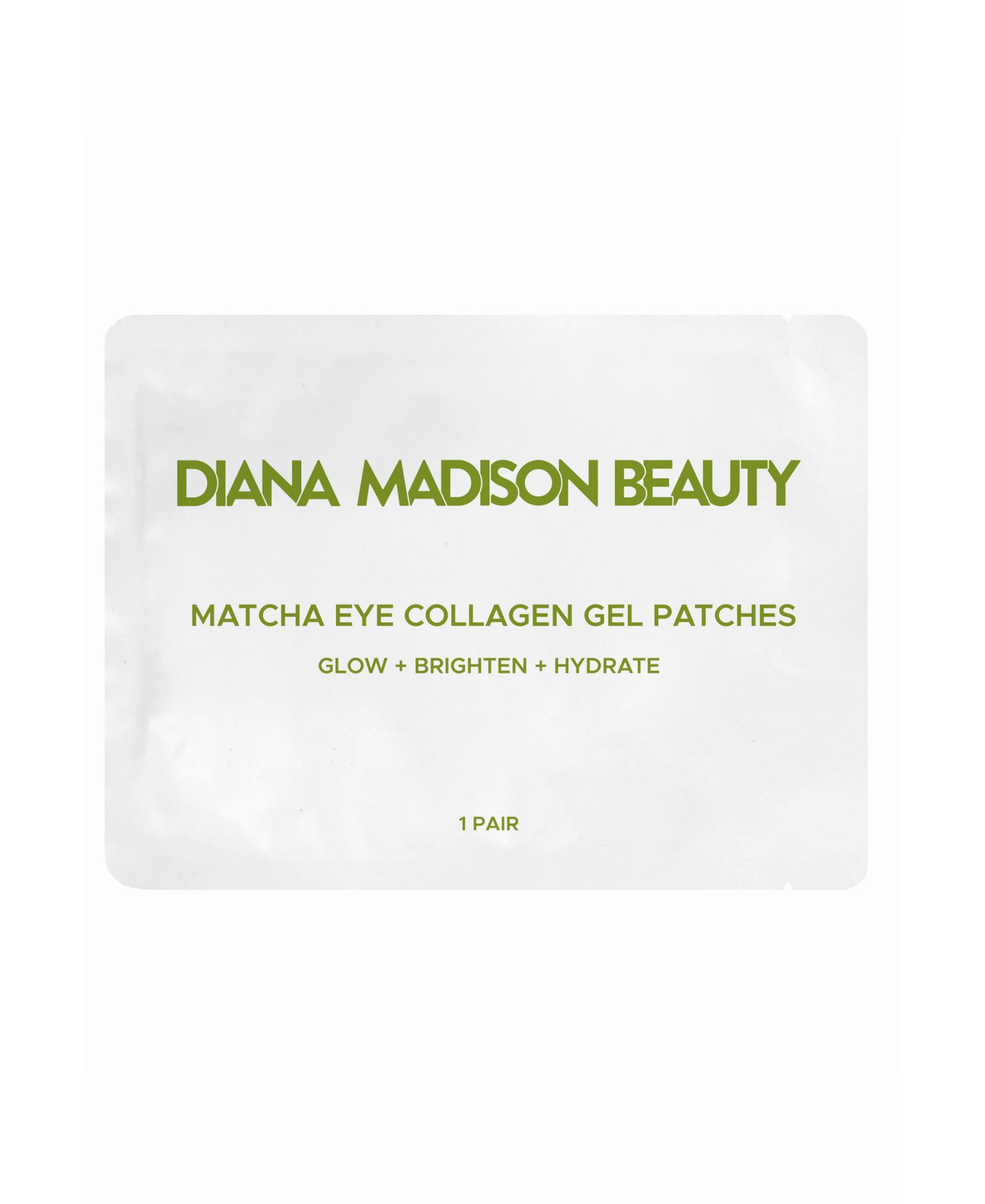 Коллагеновые патчи для глаз Diana Madison Beauty Matcha 1-Pair