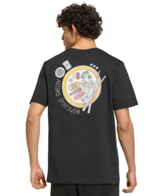 adidas Men's Sushi Logo Graphic Crewneck T-Shirt