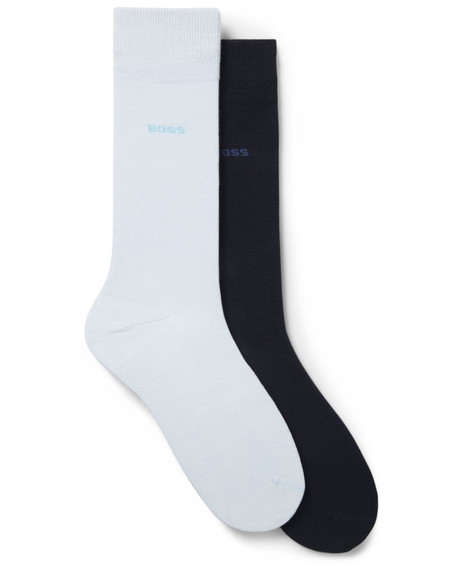 Hugo Boss Men's Solid Socks, 2-Pack
