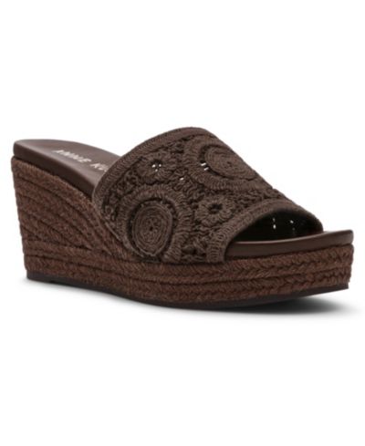 Anne Klein Women's Effy Espadrille Wedge Sandals