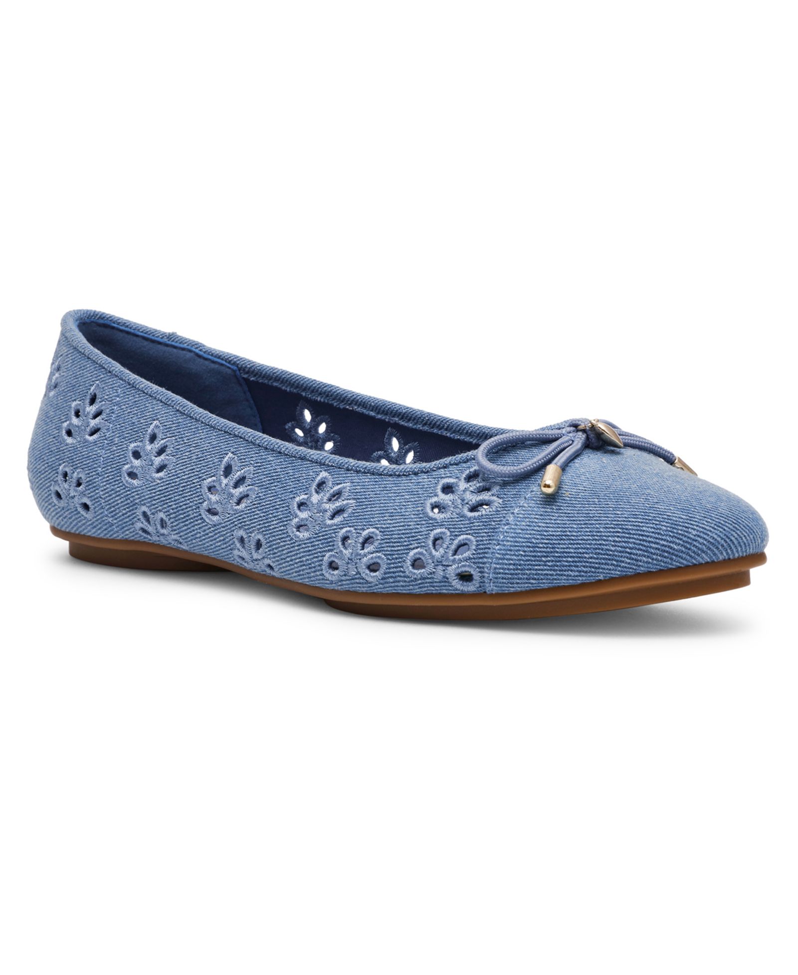 Женские балетки Anne Klein Luci Eyelet Cap Toe