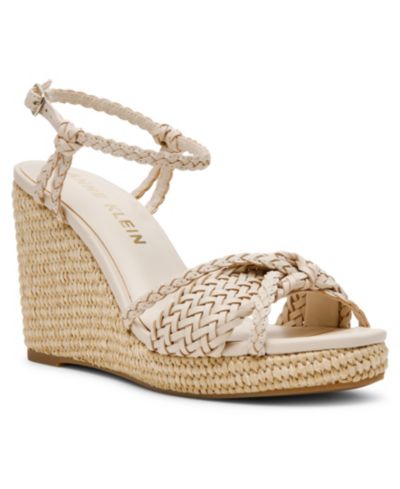 Женские сандалии на танкетке Anne Klein Vow Braided Wedge