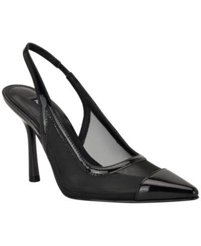 Женские туфли-лодочки Nine West Jermain Mesh Slingback Stiletto