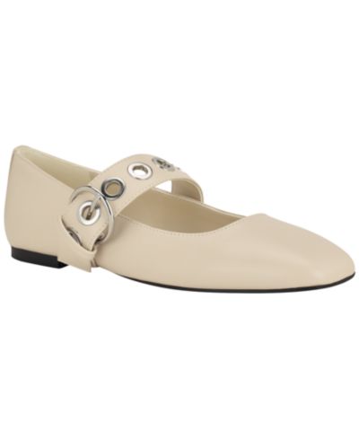 Nine West Women's Kebba Mary Jane Square Toe Flats