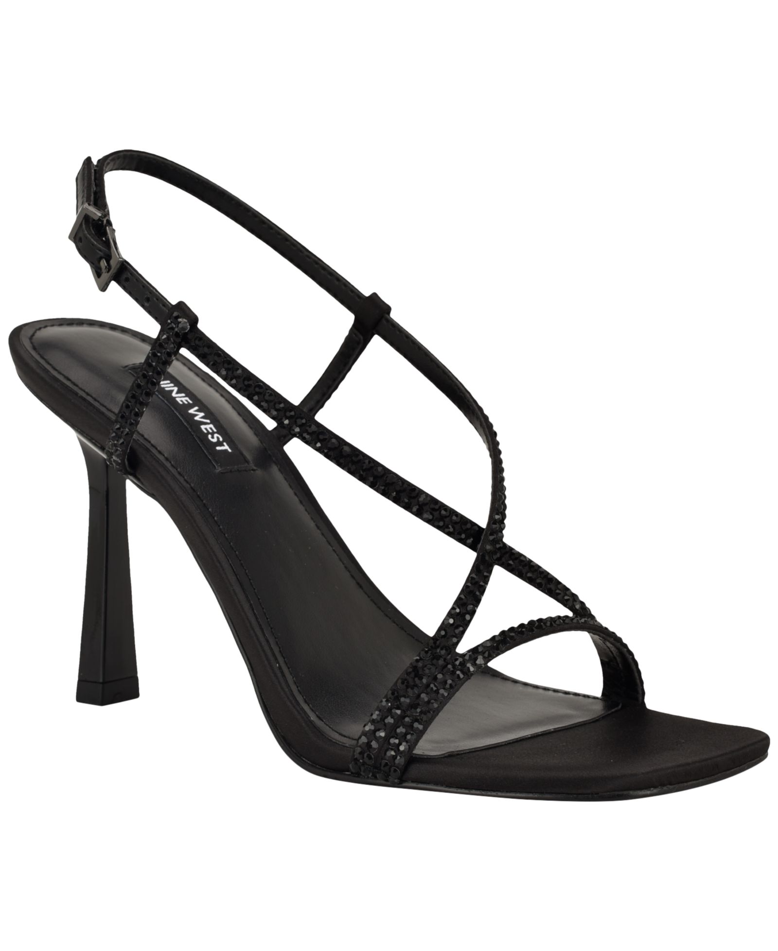 Nine West Women's Vallanh Embellished Strappy Stiletto Sandals