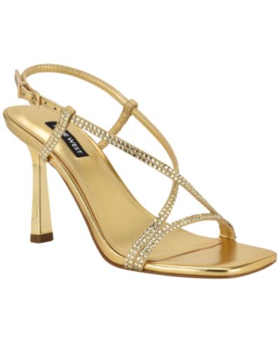Женские босоножки Nine West Women's Vallanh Embellished Strappy Stiletto