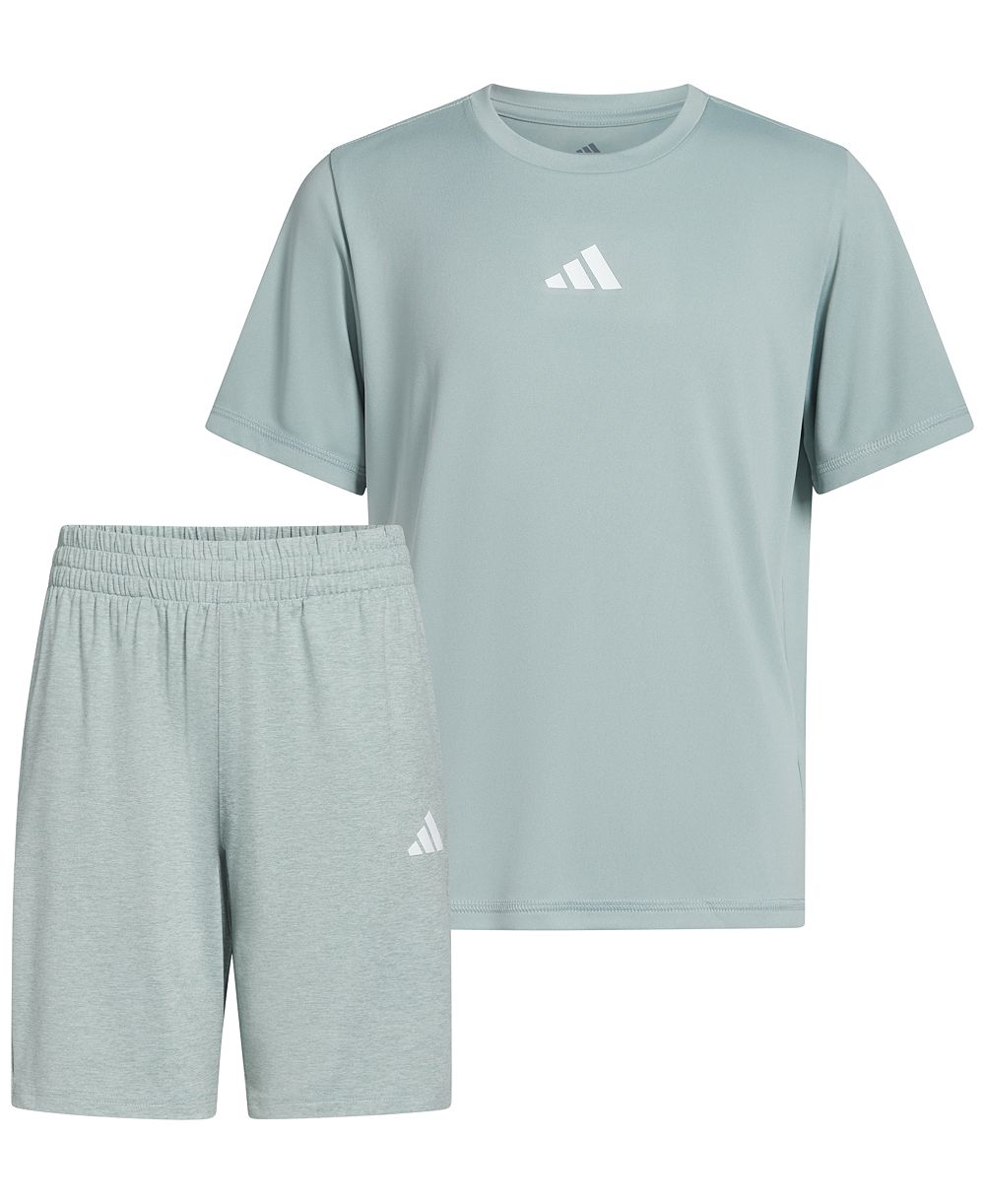 Детский комплект adidas: футболка и шорты с коротким рукавом, 2 шт.