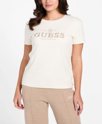 GUESS Women's Arabella Crewneck Short-Sleeve T-Shirt