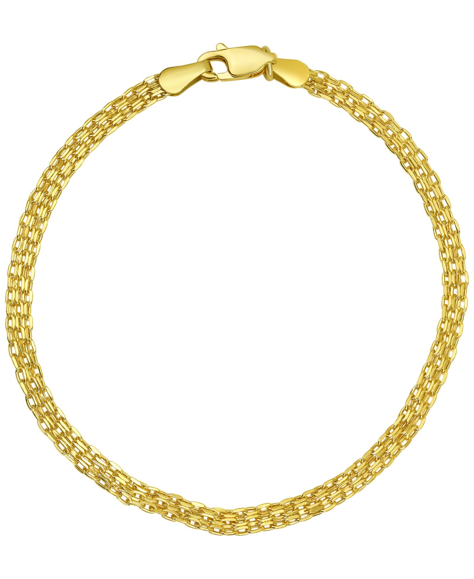 Macy's Bismark Link Bracelet in 18k Yellow Gold