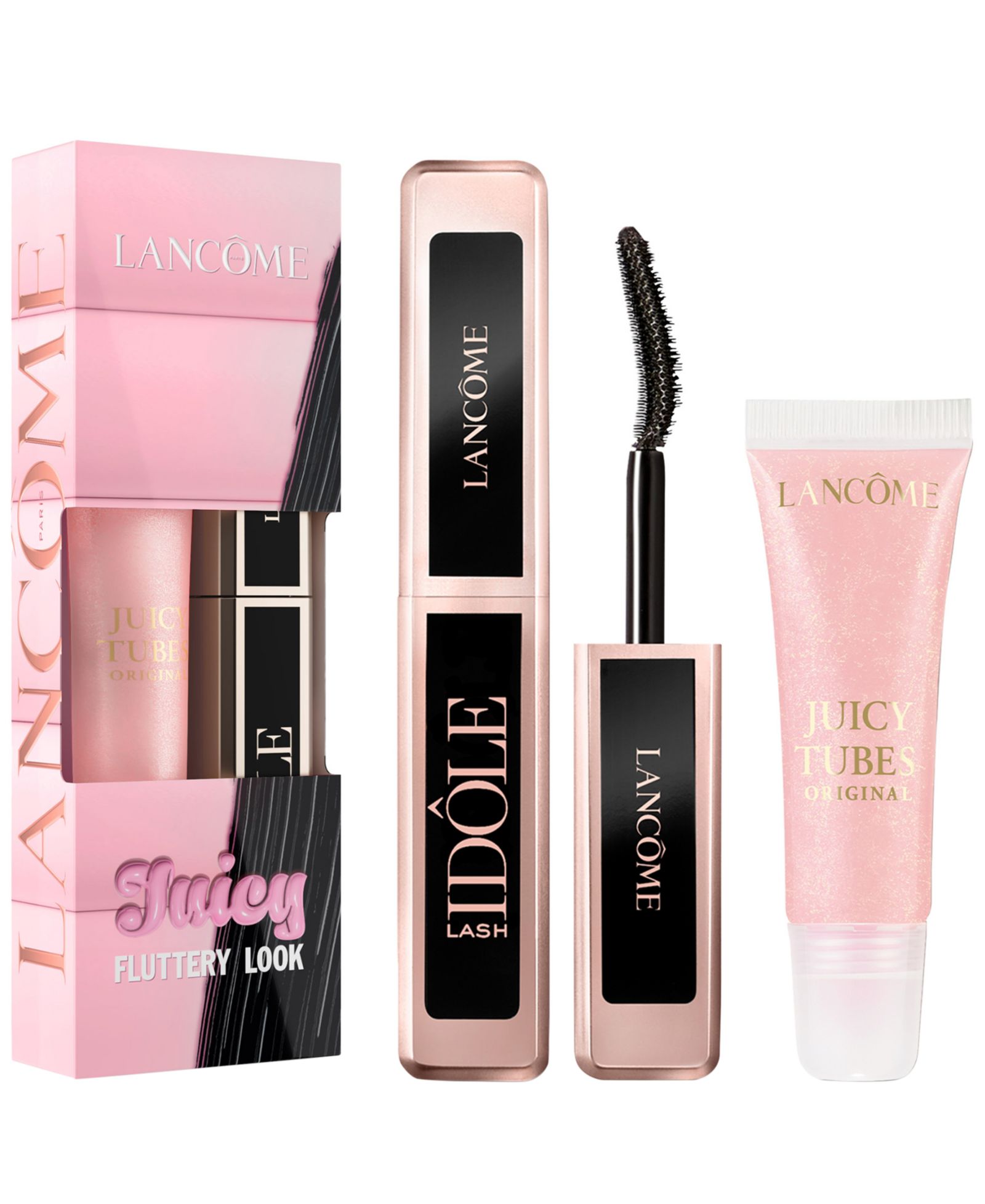 Подарочный набор Lancôme: блеск для губ Juicy Tubes и тушь Lash Idôle