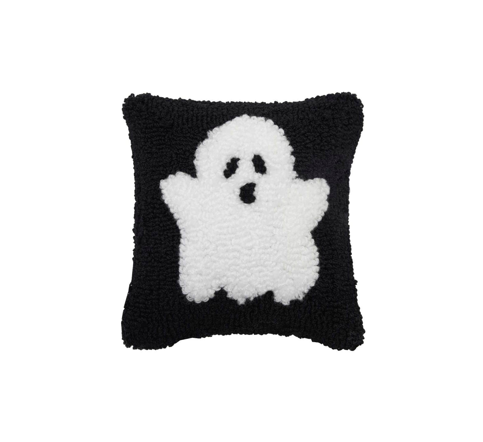 C&F Home 8" x 8" Mini Ghost Hooked Throw Pillow