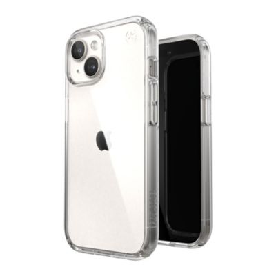 Speck Presidio Perfect-Clear 13-Foot Drop Protection Wireless Charging Compatible Case for Apple iPhone 15/14/13/16e