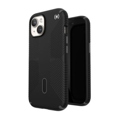 Speck Presidio2 Grip MagSafe Protective Case Compatible with Apple iPhone 15, 14, 13, and 16e