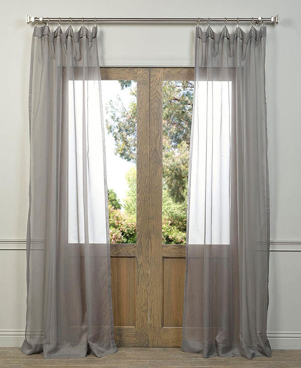 Half Price Drapes Sheer Curtain Pair (2 Panels)
