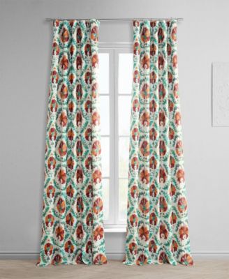Шторы Half Price Drapes Tribeca Floral из искусственного льна