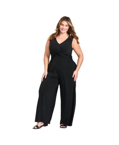 AVENUE Женский комбинезон Plus Size Audrey Twist Front